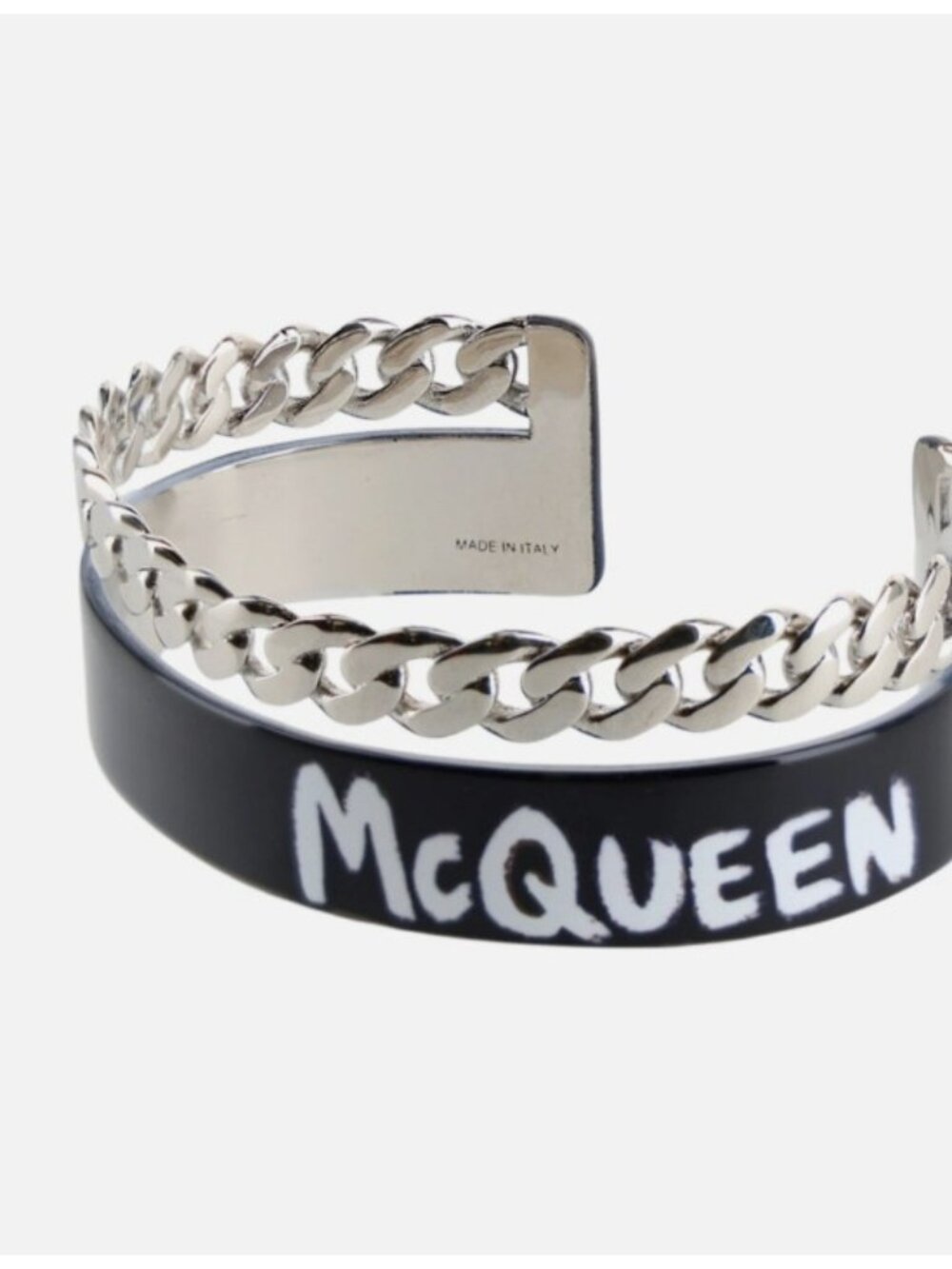 Alexander McQueen Graffiti Open Cuff Bracelet ( Small )
